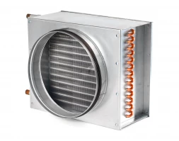 Канальный нагреватель-калорифер NWPk 200/2 водяной круглый Неватом