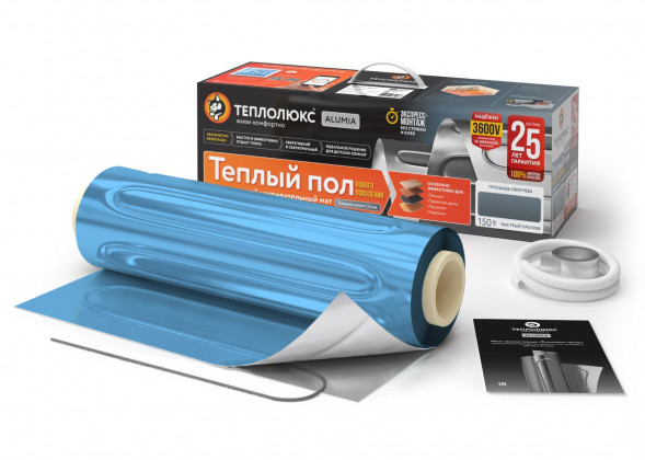 Нагревательный мат Теплолюкс Alumia 300 Вт/2,0 кв.м