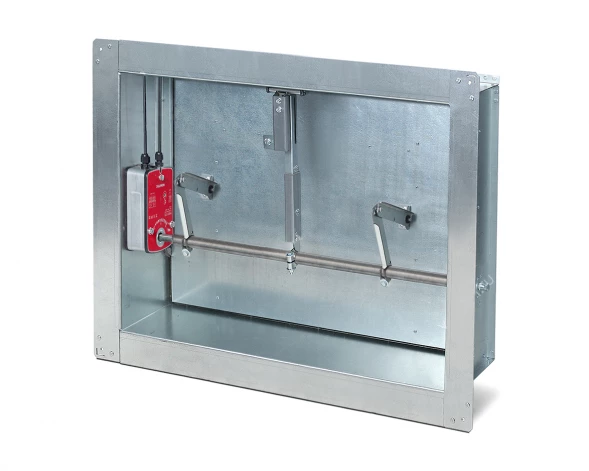 Клапан KD-120-300*300-F1-VN-MN220-04 дымоудаления